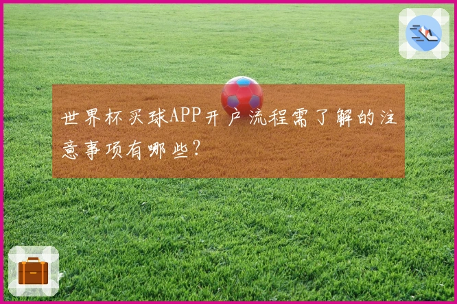 世界杯买球APP开户流程需了解的注意事项有哪些？